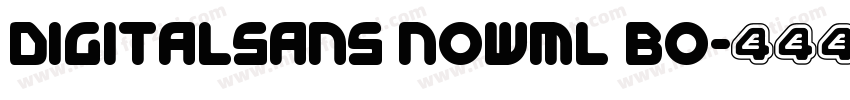 DigitalSans NowML Bo字体转换